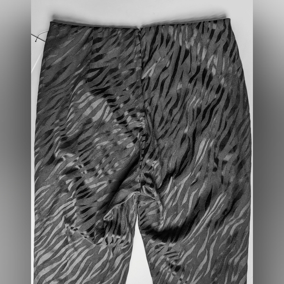 Rag & Bone Black Zebra Dress Pant Size 12 - Picture 5 of 8